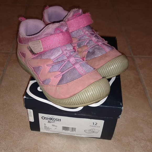 OshKosh B'gosh Other - Osh Kosh Toddler Girls Pink Sneakers Shoes Abis